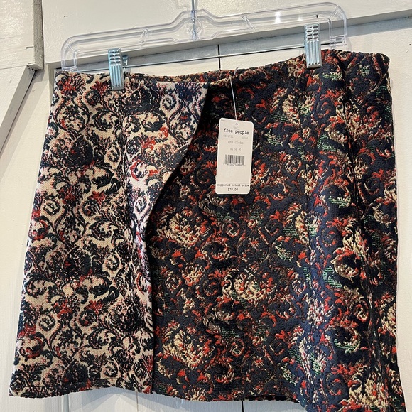 Free People Mixed Jacquard Mini Skirt - Picture 2 of 6